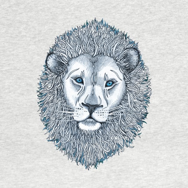 Blue Eyed Lion by micklyn